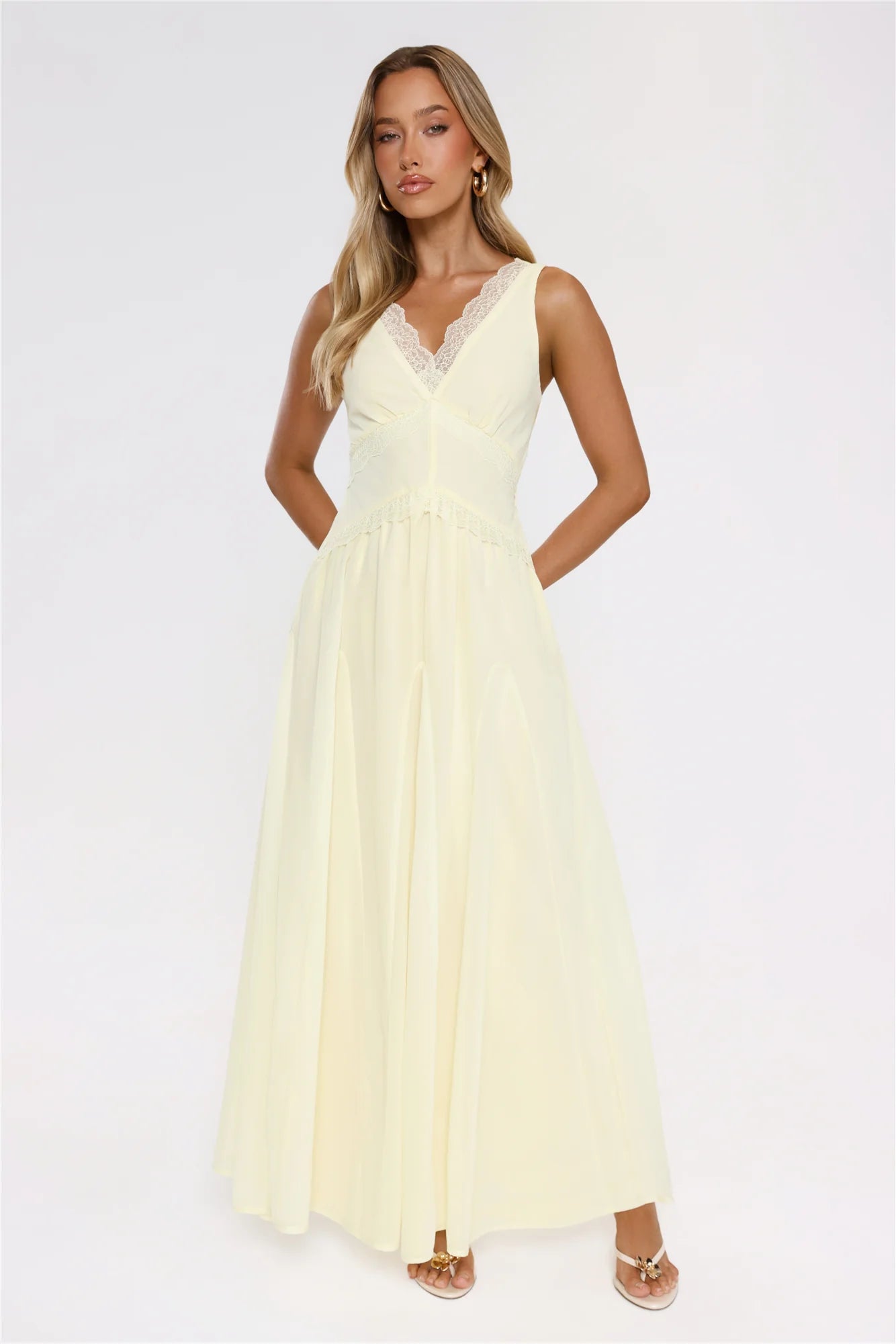 Salted Glow Maxi Dress Yellow